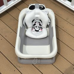 Collapsible Baby Bathtub for Newborn to Toddler
