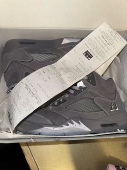 Air Jordan 5 Retro  wolf grey size 10.5