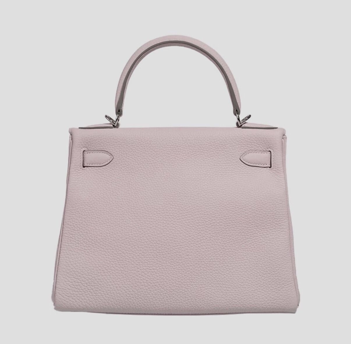 Hermes Kelly 28 togo cowhide silver buckle one-shoulder Kelly bag handbag (45)67