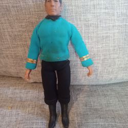 Vintage 70's Star Trek Spock Action Figure By Mego