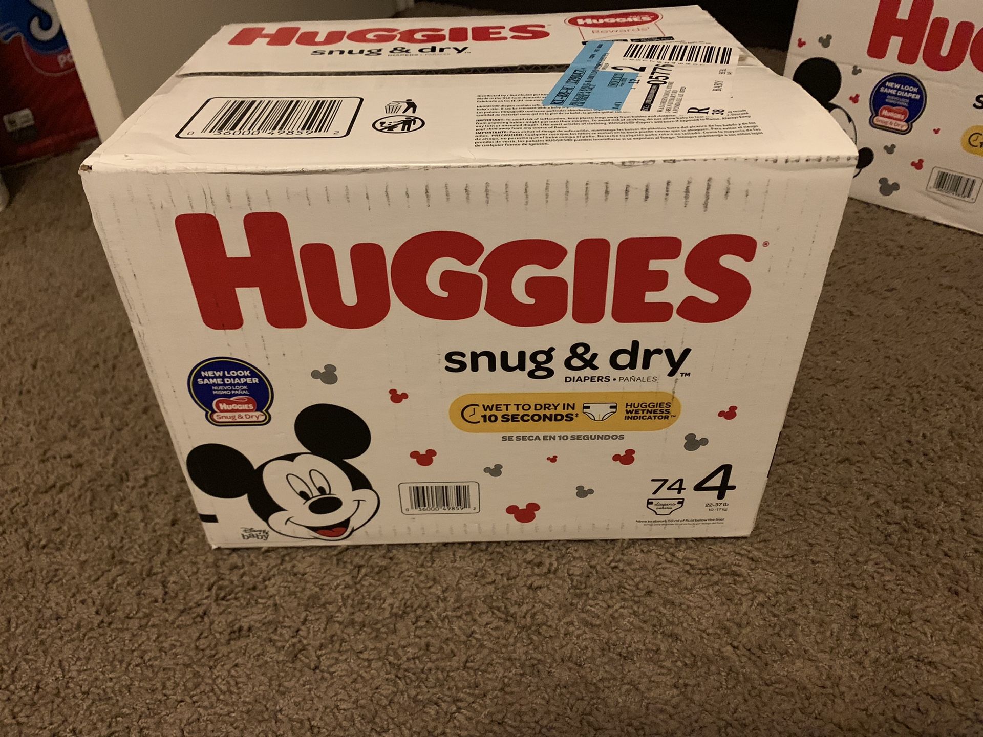 Huggies size 4