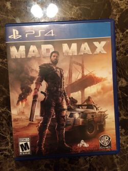 Mad max PS4 game .