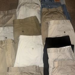 (15) Mens Khaki Pants Or Chinos 