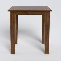 Brown Acacia Wood End Table | Sold as a Set of 2 for $150