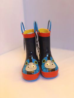 Thomas and friends kids waterproof rain boots