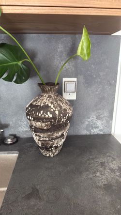 Rustic Ceramic Floor Vase