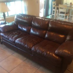Leather Couch