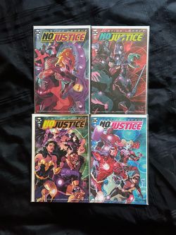 DC Justice League No Justice (2018) 1-4 Complete Run Set NM/VF