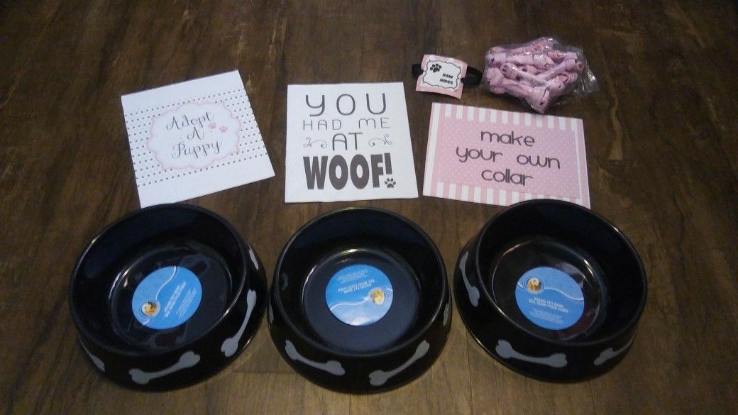 Puppy party decor
