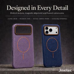 Shockproof Magnetic Litchi Grain Phone Case for Iphone 18 Pro Max 17 16 15 14 13 Plus 12 Mobile Cover