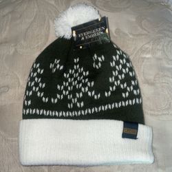 Branded Unisex Snowbelle Beanie Evergreen & Embers Flakes Pinyon Green New NWT 