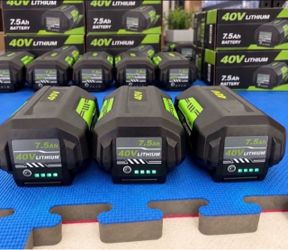 Brand New 40V 7.5Ah Battery – Ryobi Compatible – $25 Each