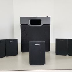 Sony Home Theater Speakers and Subwoofer