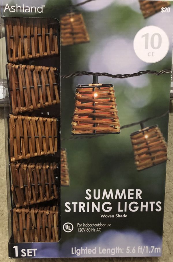 Ashland Summer String Lights Woven Shade for Sale in Sacramento, CA
