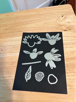Craft Metal Flower Die Set - Silver Floral Cutting Dies