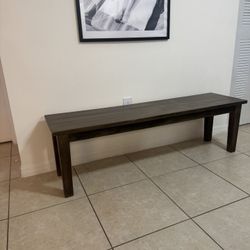 Nadeau Hand Made Wood Bench 