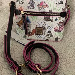 *New*Disney Cats Sketch Dooney & Bourke Crossbody Bag