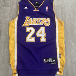 Adidas Los Angeles Lakers Kobe Bryant Youth Swingman Jersey Size Medium Purple 