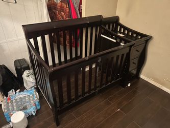 Solid Wooden Crib