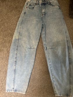 Womens barrel jeans