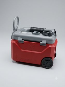 Ice chest air conditioner