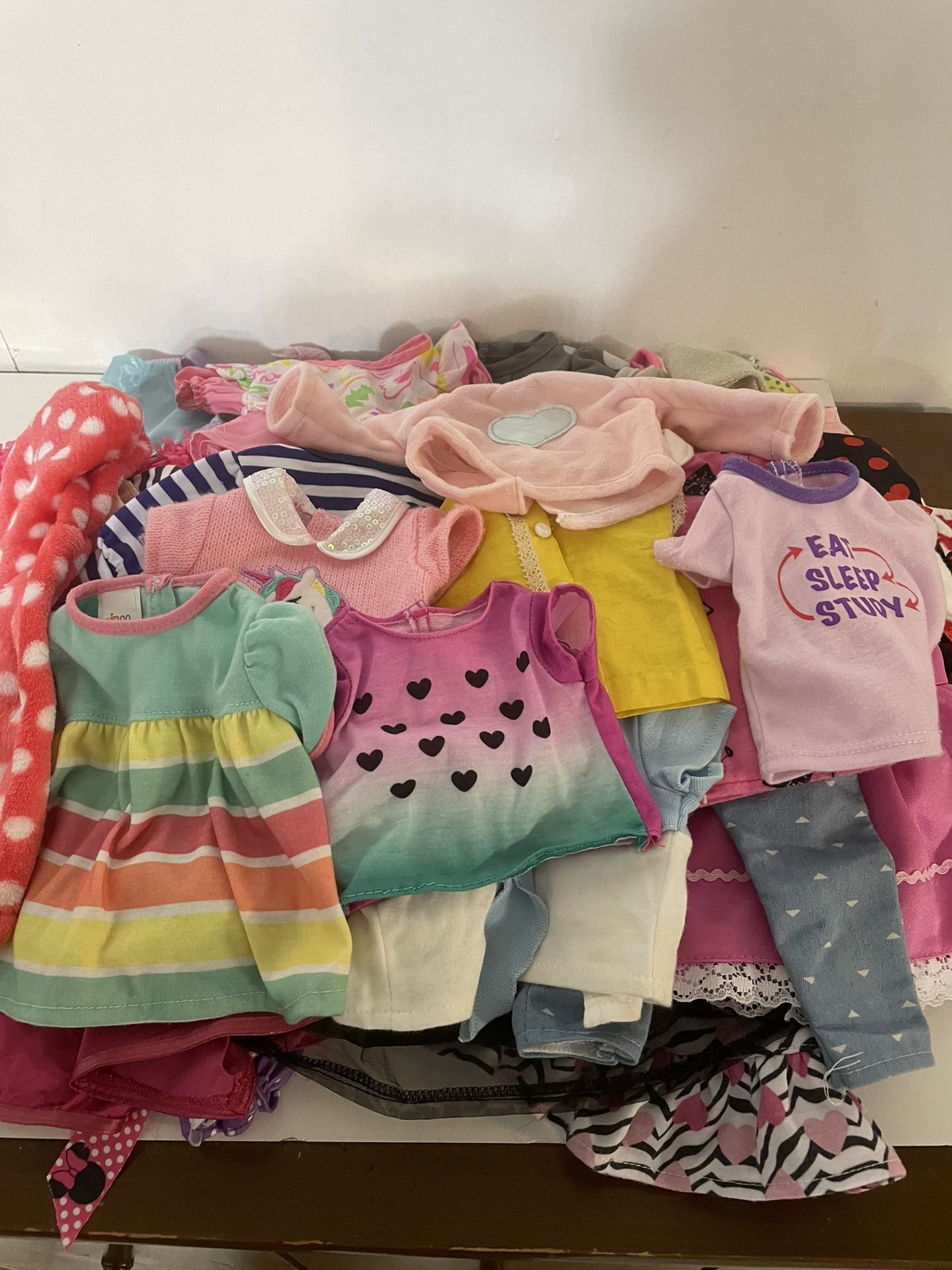 Tons Of Clothes For 18”Dolls
