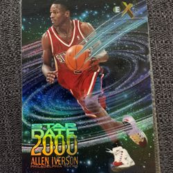1997 Skybox EX-2000 Allen Iverson Star Date 2000 Philadelphia 76ers