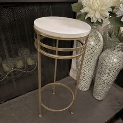 Small Table or Plant Stand w/Marble Top
