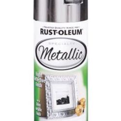 Rustoleum metallic spray paint