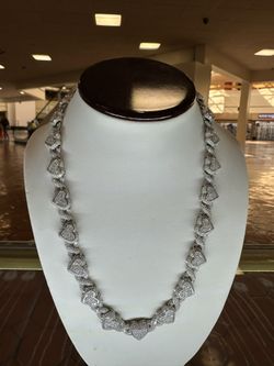 Sterling Silver VVS Moissanite chain