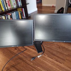SALE!!! Dual Acer Computer Monitors WILLING TO NEGOTIATE 