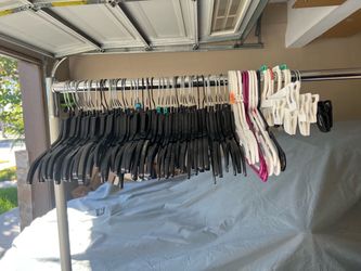 64 hangers All for $20
