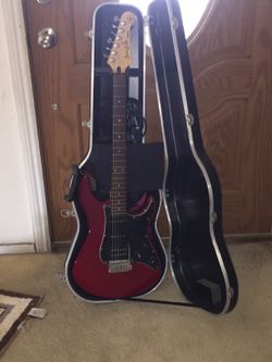 Yamaha red guitar