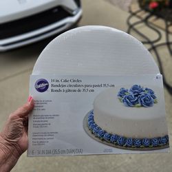 Round Cardboard Cake Base Pack Of 6