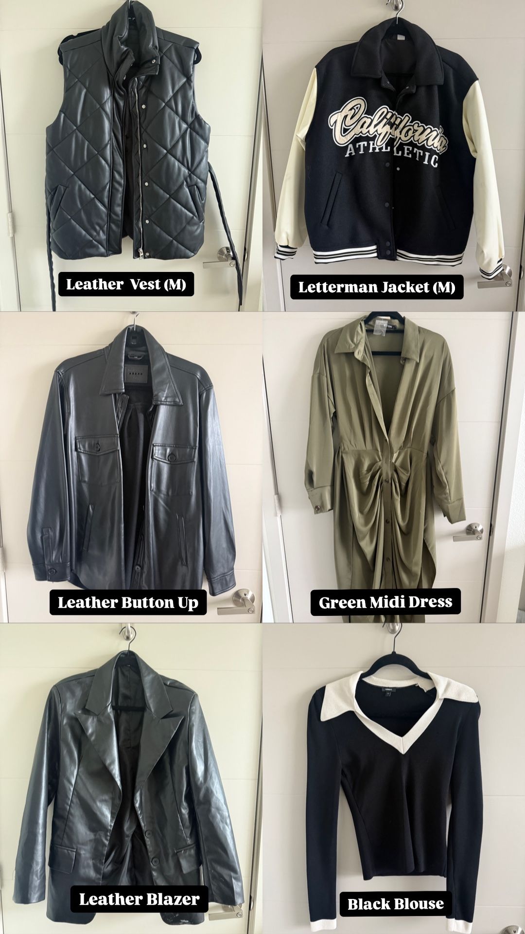 Women’s Clothing Bundle – Size S/M – Faux Leather, Streetwear, Activewear + More