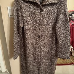 Winter Knit Car Coat