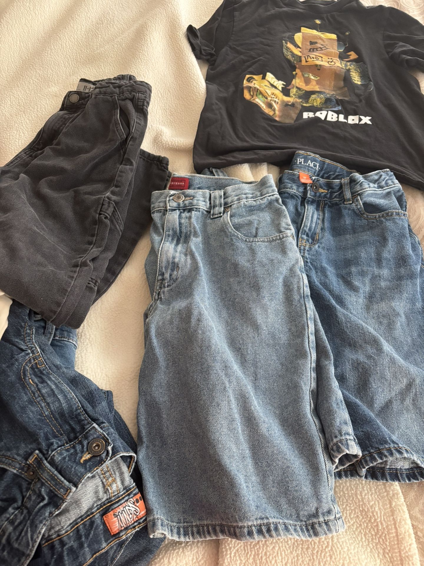 Boys Clothes Jeans Shorts Shirts Size 12