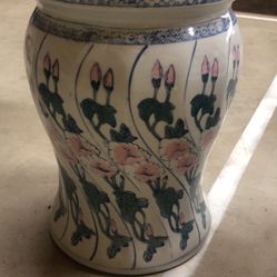 Floral Garden Stool