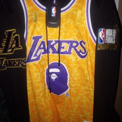 Bape Jersey Mitchell And Ness Size Small 