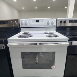 4 BURNER ELEMENT ELECTRIC RANGE WITH 1YEAR WARRANTY /1AÑO DE GARANTIA POR ESCRITO 