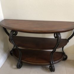 Half Round Entryway Table 