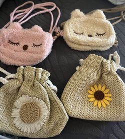 Little Girls Plush Crossbody