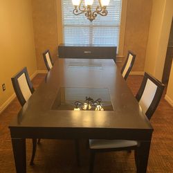 Dining table & Buffet Cabinet Set