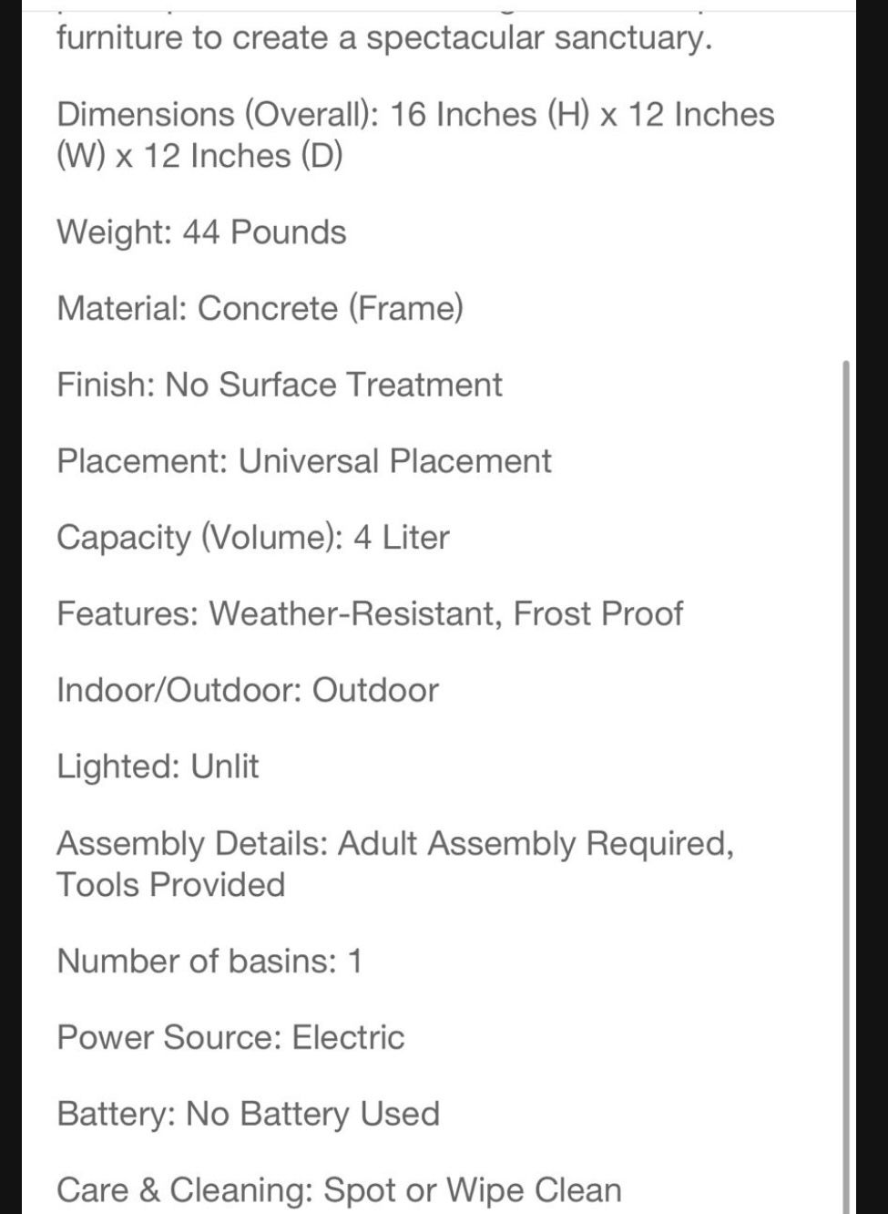 Outdoor raised garden bed