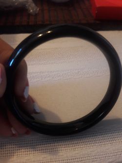 Black jade bangle BRACELET