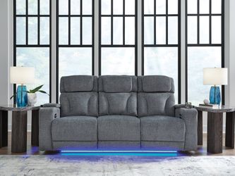 Studio Cave Steel Power Reclining Sofa