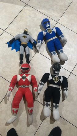 Power Rangers & Batman Plush Toy Bundle