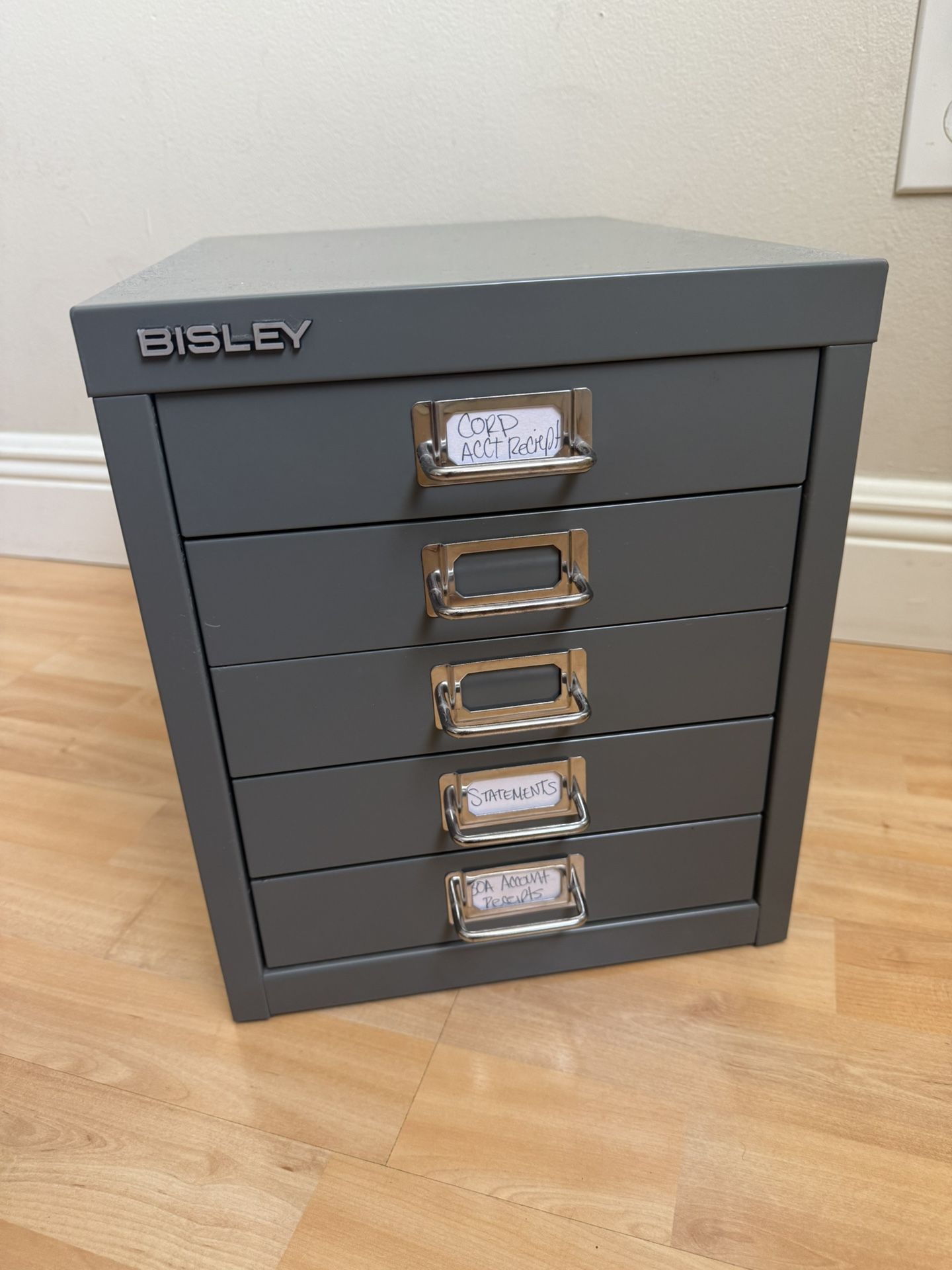 Bisley Paper Organizer Filing Cabinet Storage Drawer