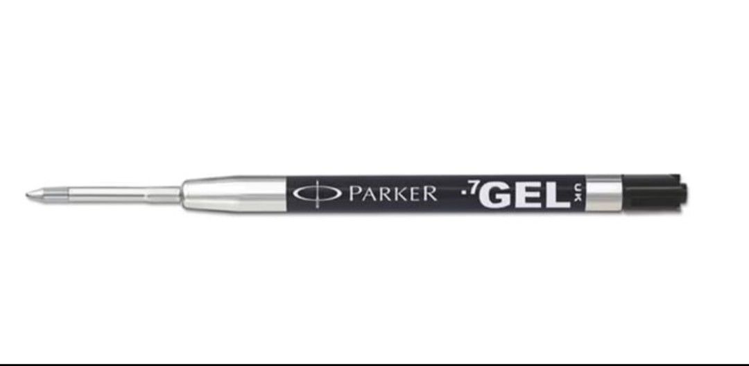 Parker Quink Gel Black Ink Refill For Retractable Pens Medium Point (Pack Of 1)