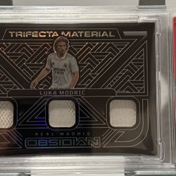 Panini Obsidian Trifecta Luka Modric 193/199 PSA 8